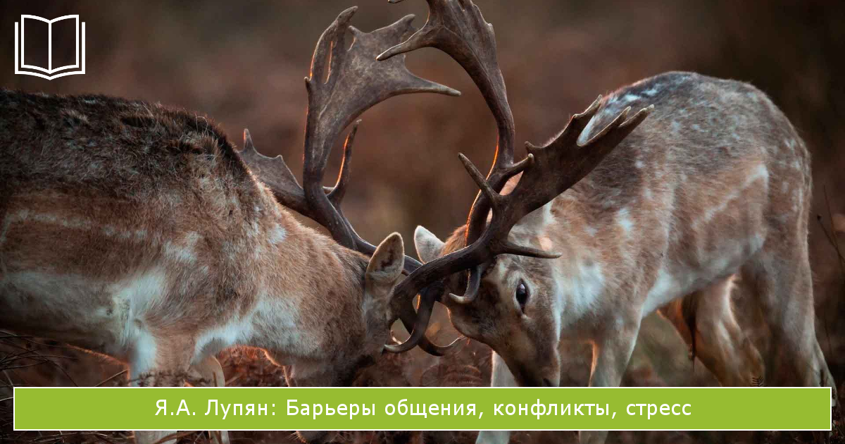 книги о стрессе: Барьеры общения, конфликты, стресс Я.А. Лупяна